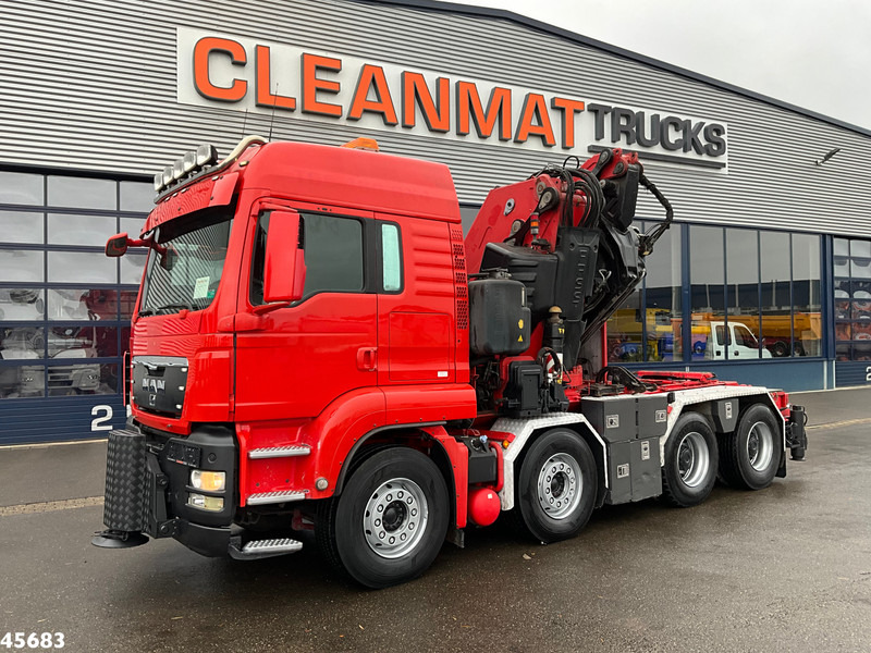 MAN TGS 41.480 8x4 ZF Intarder Fassi 130 Tonmeter laadkraan + Fly-JIb - Trækker: billede 2 MAN TGS 41.480 8x4 ZF Intarder Fassi 130 Tonmeter laadkraan + Fly-JIb - Trækker: billede 2