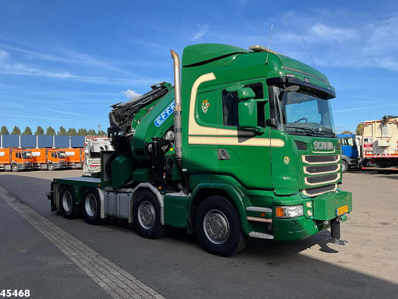 Scania R 490 8x4 Euro 6 Effer 140 Tonmeter laadkraan + Fly-Jib Just 283.508 km - Trækker: billede 5 Scania R 490 8x4 Euro 6 Effer 140 Tonmeter laadkraan + Fly-Jib Just 283.508 km - Trækker: billede 5