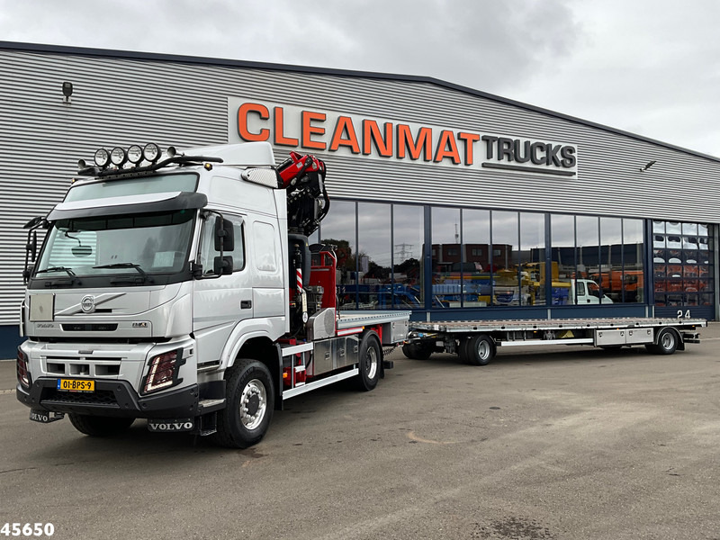 Volvo FMX 500 4x4 Fassi 31 Tonmeter laadkraan + Fly-Jib + Jumbo 2-assige aanhangwagen - Lastbil med kran: billede 1 Volvo FMX 500 4x4 Fassi 31 Tonmeter laadkraan + Fly-Jib + Jumbo 2-assige aanhangwagen - Lastbil med kran: billede 1