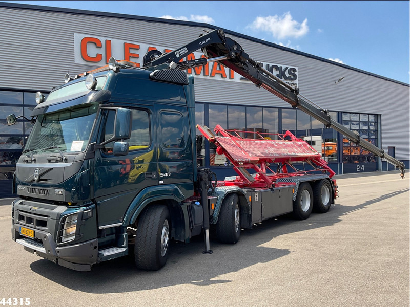 Volvo FMX 540 8x4 Euro 6 Hiab 28 Tonmeter laadkraan - Lastbil med wirehejs, Lastbil med kran: billede 1 Volvo FMX 540 8x4 Euro 6 Hiab 28 Tonmeter laadkraan - Lastbil med wirehejs, Lastbil med kran: billede 1