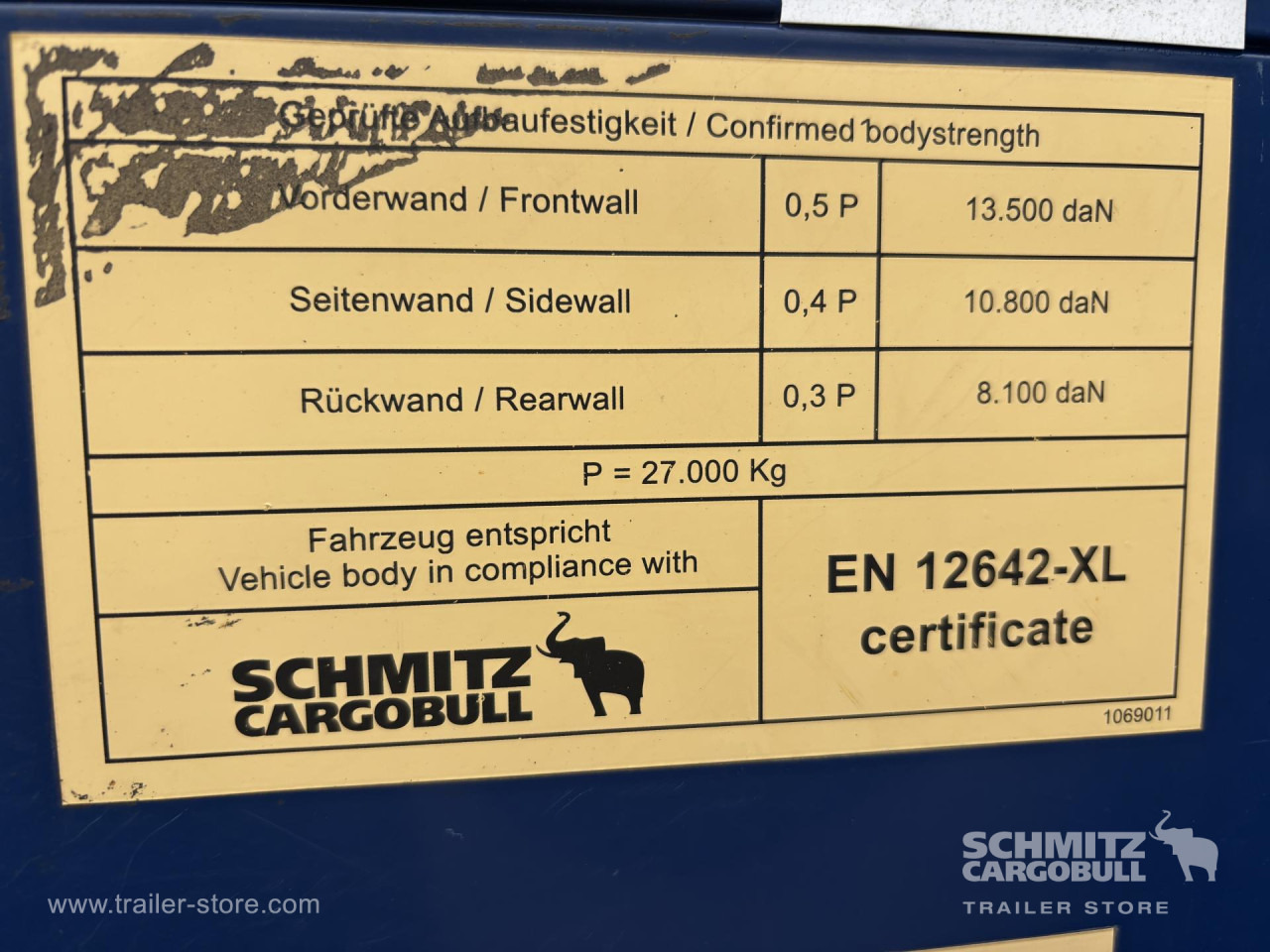 Gardintrailer SCHMITZ Curtainsider Standard: billede 9 Gardintrailer SCHMITZ Curtainsider Standard: billede 9
