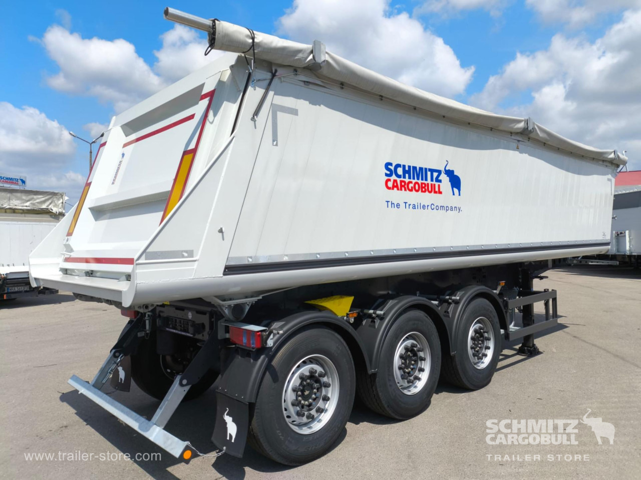 SCHMITZ Tipper alu-square sided body 33m³ - Tipvogn sættevogn: billede 2 SCHMITZ Tipper alu-square sided body 33m³ - Tipvogn sættevogn: billede 2