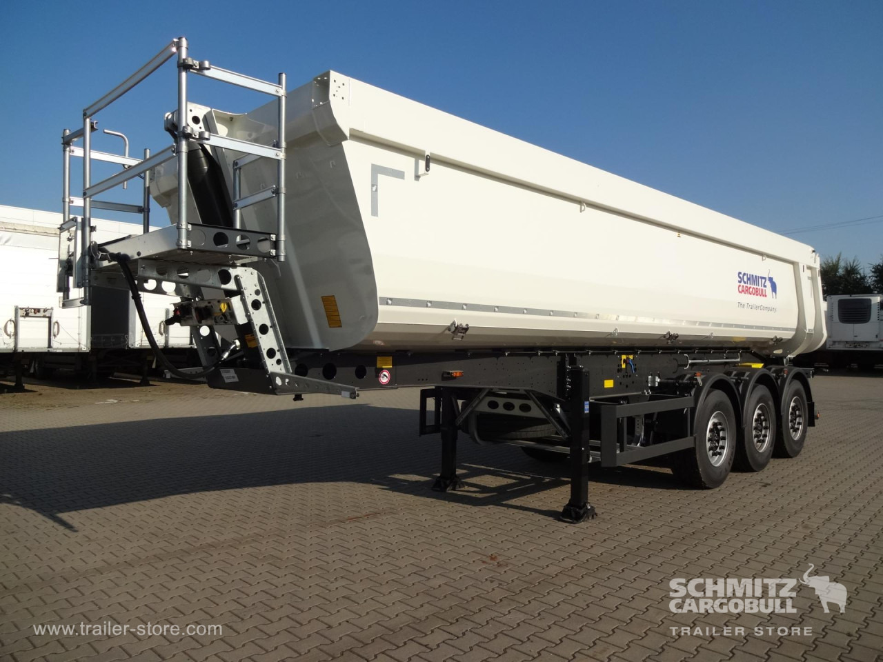 SCHMITZ Tipper Steel half pipe body 27m³ - Tipvogn sættevogn: billede 4 SCHMITZ Tipper Steel half pipe body 27m³ - Tipvogn sættevogn: billede 4