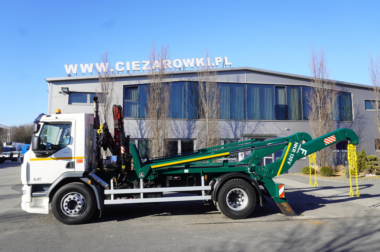 DAF LF 18.310 E6 / Skip loader Fornal NKR 130V / HDS HMF 735 K2 / Manual gearbox - Lastbil med kran: billede 3 DAF LF 18.310 E6 / Skip loader Fornal NKR 130V / HDS HMF 735 K2 / Manual gearbox - Lastbil med kran: billede 3