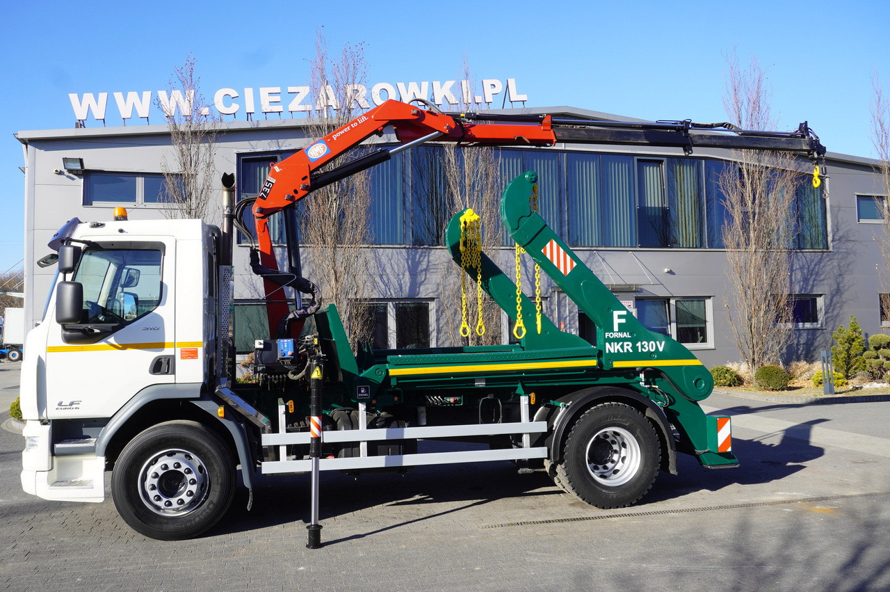DAF LF 18.310 E6 / Skip loader Fornal NKR 130V / HDS HMF 735 K2 / Manual gearbox - Lastbil med kran: billede 4 DAF LF 18.310 E6 / Skip loader Fornal NKR 130V / HDS HMF 735 K2 / Manual gearbox - Lastbil med kran: billede 4