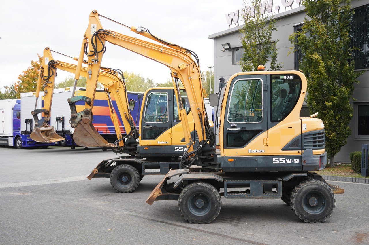 Hyundai Robex 55W-9 Wheeled Excavator 5.5t / 2 unit - Hjulgravemaskine: billede 1 Hyundai Robex 55W-9 Wheeled Excavator 5.5t / 2 unit - Hjulgravemaskine: billede 1