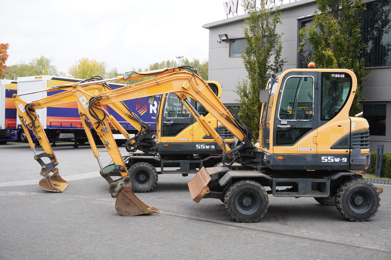 Hyundai Robex 55W-9 Wheeled Excavator 5.5t / 2pcs - Minigravemaskine: billede 2 Hyundai Robex 55W-9 Wheeled Excavator 5.5t / 2pcs - Minigravemaskine: billede 2