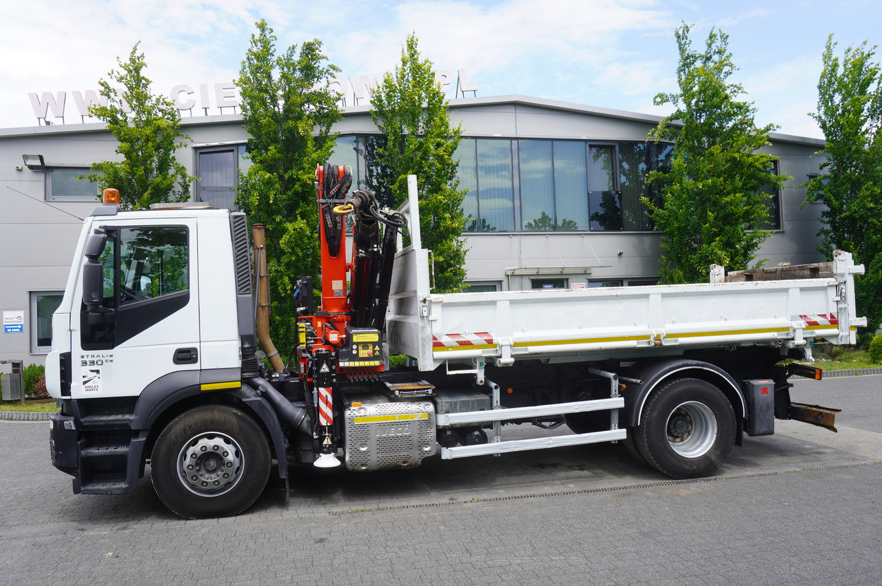 IVECO STRALIS 330 E6 / FASSI 195A 8.5 T / 3-side tipper - Lastbil med kran: billede 3 IVECO STRALIS 330 E6 / FASSI 195A 8.5 T / 3-side tipper - Lastbil med kran: billede 3