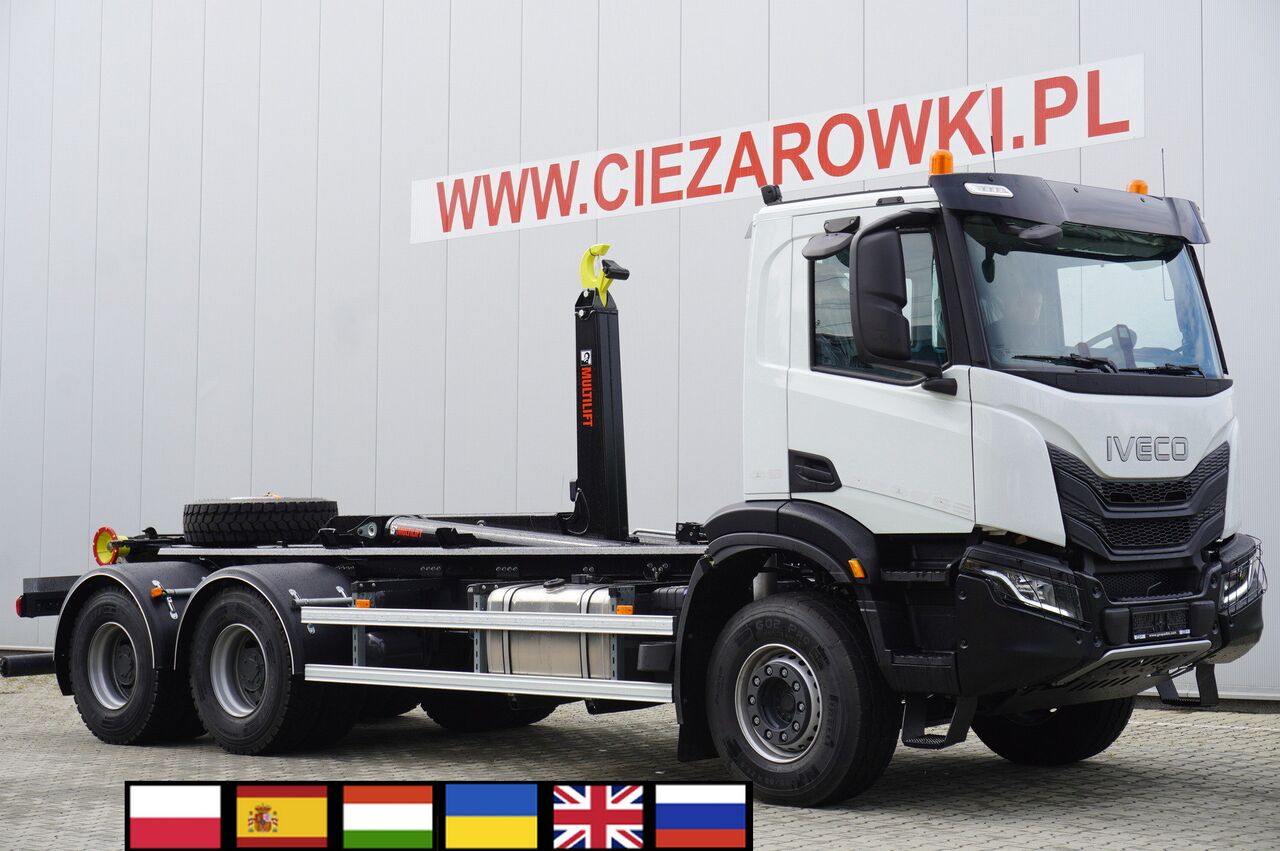 Iveco T-Way AD380T46 / 6x4 / 2026 / no mileage / HIAB 26t hooklift / DMC 34,5 t - Lastbil kroghejs: billede 1 Iveco T-Way AD380T46 / 6x4 / 2026 / no mileage / HIAB 26t hooklift / DMC 34,5 t - Lastbil kroghejs: billede 1