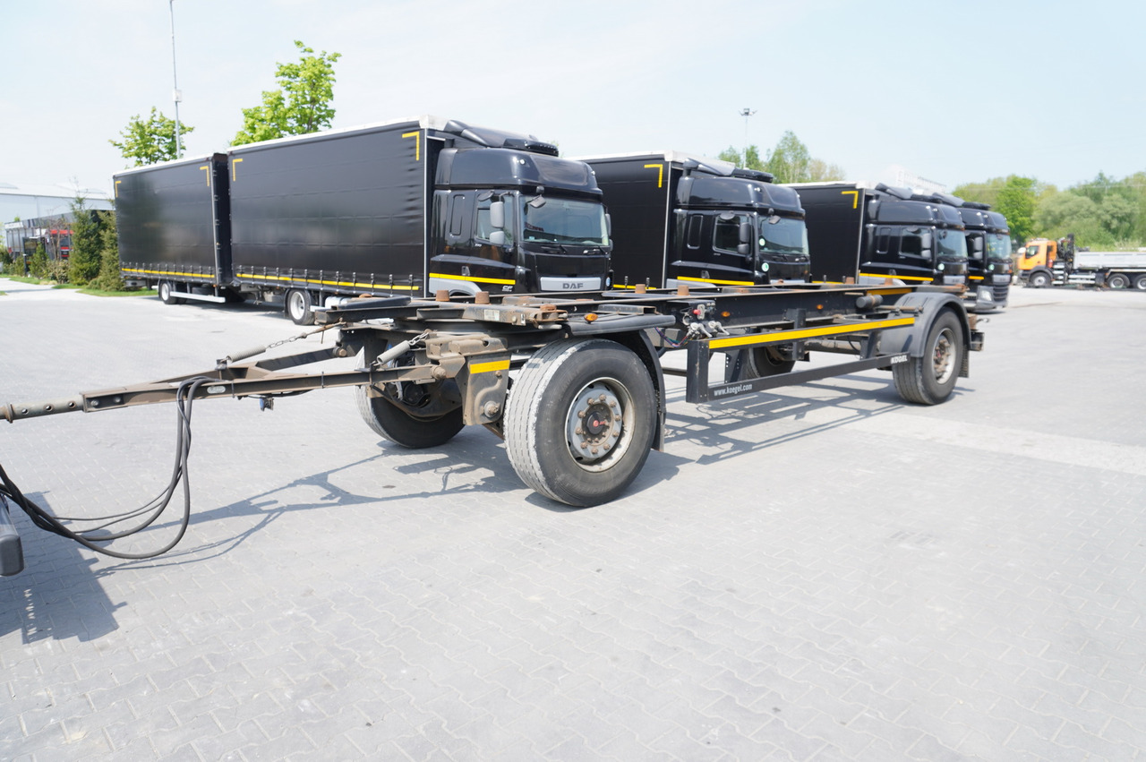 KOGEL AWE 18, two-axle, BDF, 7.5m chassis , air suspension, SAF axles - Chassis påhængsvogn: billede 2 KOGEL AWE 18, two-axle, BDF, 7.5m chassis , air suspension, SAF axles - Chassis påhængsvogn: billede 2