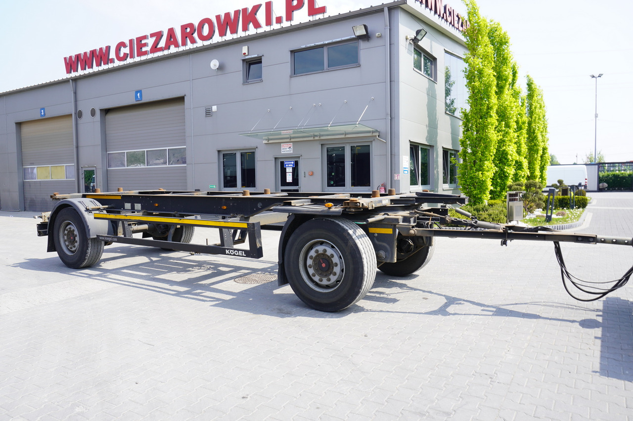 KOGEL AWE 18, two-axle, BDF, 7.5m chassis , air suspension, SAF axles - Chassis påhængsvogn: billede 1 KOGEL AWE 18, two-axle, BDF, 7.5m chassis , air suspension, SAF axles - Chassis påhængsvogn: billede 1
