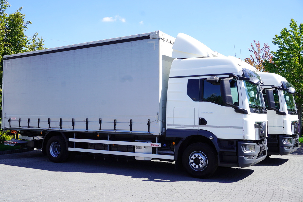 Lastbil med presenning MAN TGM 15.290 Curtainsider / Glob / Manual / 2 beds / 17 EPAL: billede 6