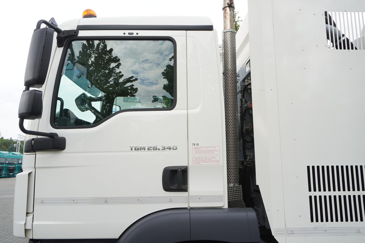 Slamsugemaskine MAN TGM 26.340 E6 / RIVARD sewage cleaner 11.8 m3 / 170 tho. km / steered axle: billede 24