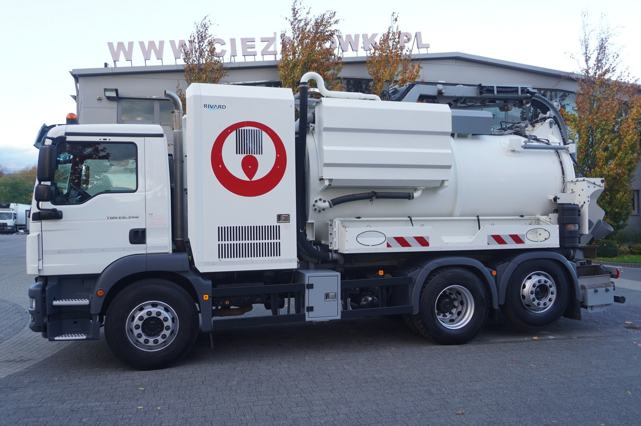 MAN TGM 26.340 E6 / RIVARD sewage cleaner 11.8 m3 / 170 tho. km / steered axle - Slamsugemaskine: billede 4 MAN TGM 26.340 E6 / RIVARD sewage cleaner 11.8 m3 / 170 tho. km / steered axle - Slamsugemaskine: billede 4