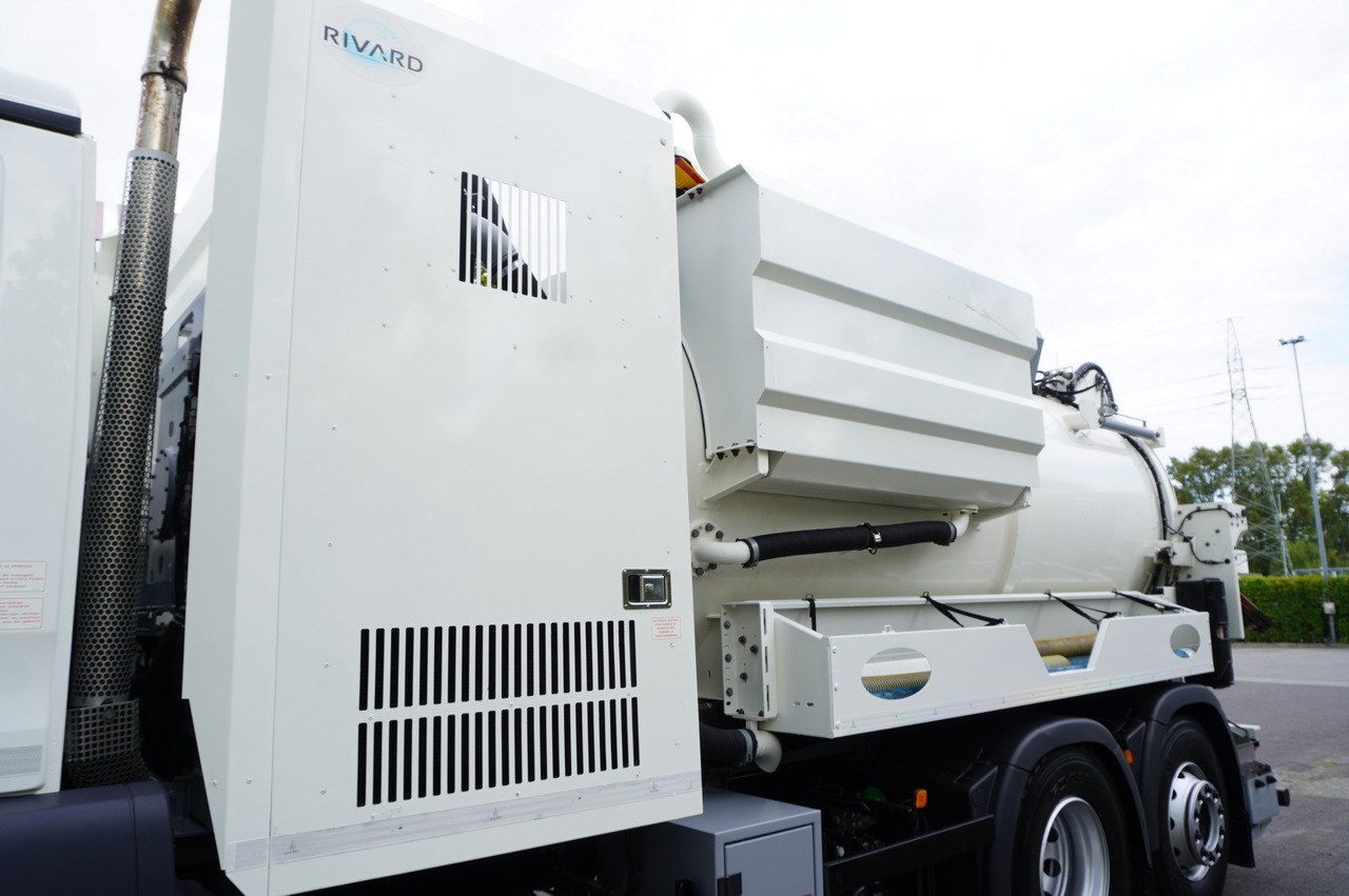 Slamsugemaskine MAN TGM 26.340 E6 / RIVARD sewage cleaner 11.8 m3 / 170 tho. km / steered axle: billede 11
