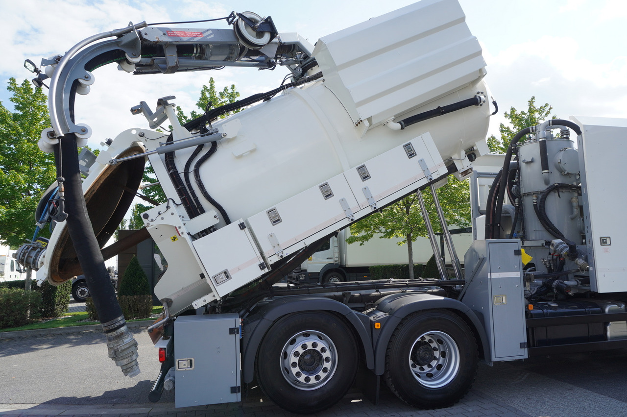 Slamsugemaskine MAN TGM 26.340 E6 / RIVARD sewage cleaner 11.8 m3 / 170 tho. km / steered axle: billede 14