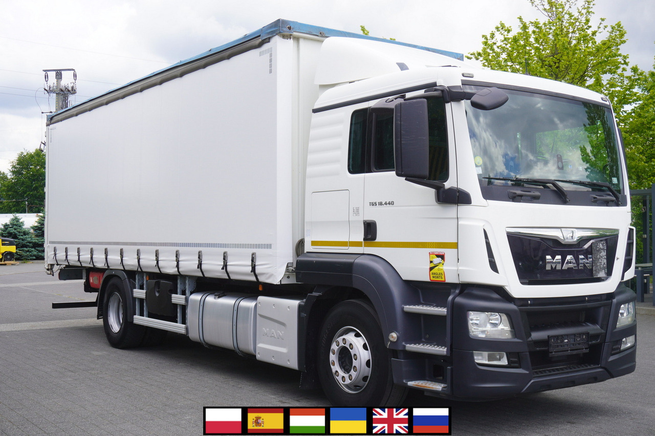 MAN TGS 18.440 / 19 EPAL curtainsider / Sleeper cab - Lastbil med presenning: billede 1 MAN TGS 18.440 / 19 EPAL curtainsider / Sleeper cab - Lastbil med presenning: billede 1