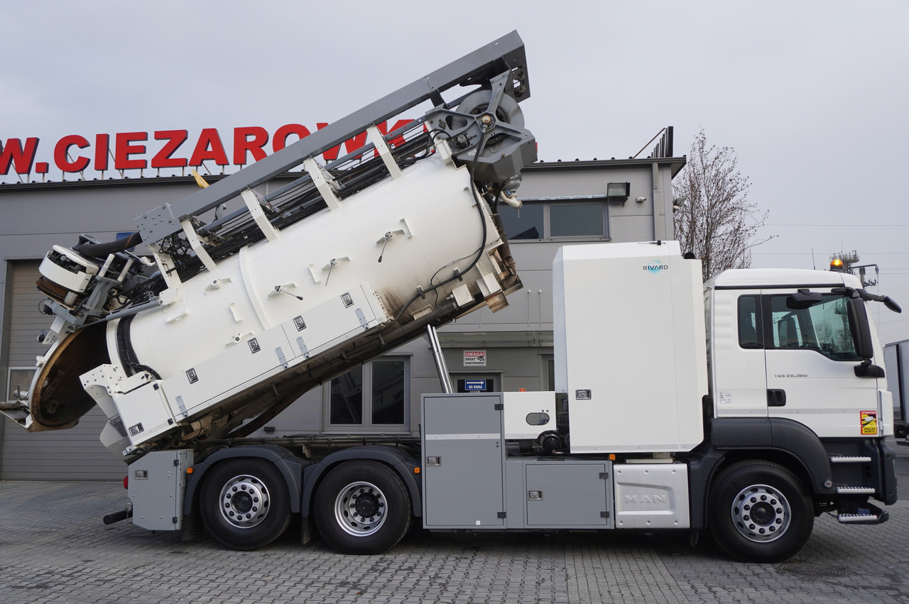 MAN TGS 26.360 E6 / RIVARD sewage cleaner 18 m3 / 180 tho. km / steering axle / 2 units - Slamsugemaskine: billede 4 MAN TGS 26.360 E6 / RIVARD sewage cleaner 18 m3 / 180 tho. km / steering axle / 2 units - Slamsugemaskine: billede 4