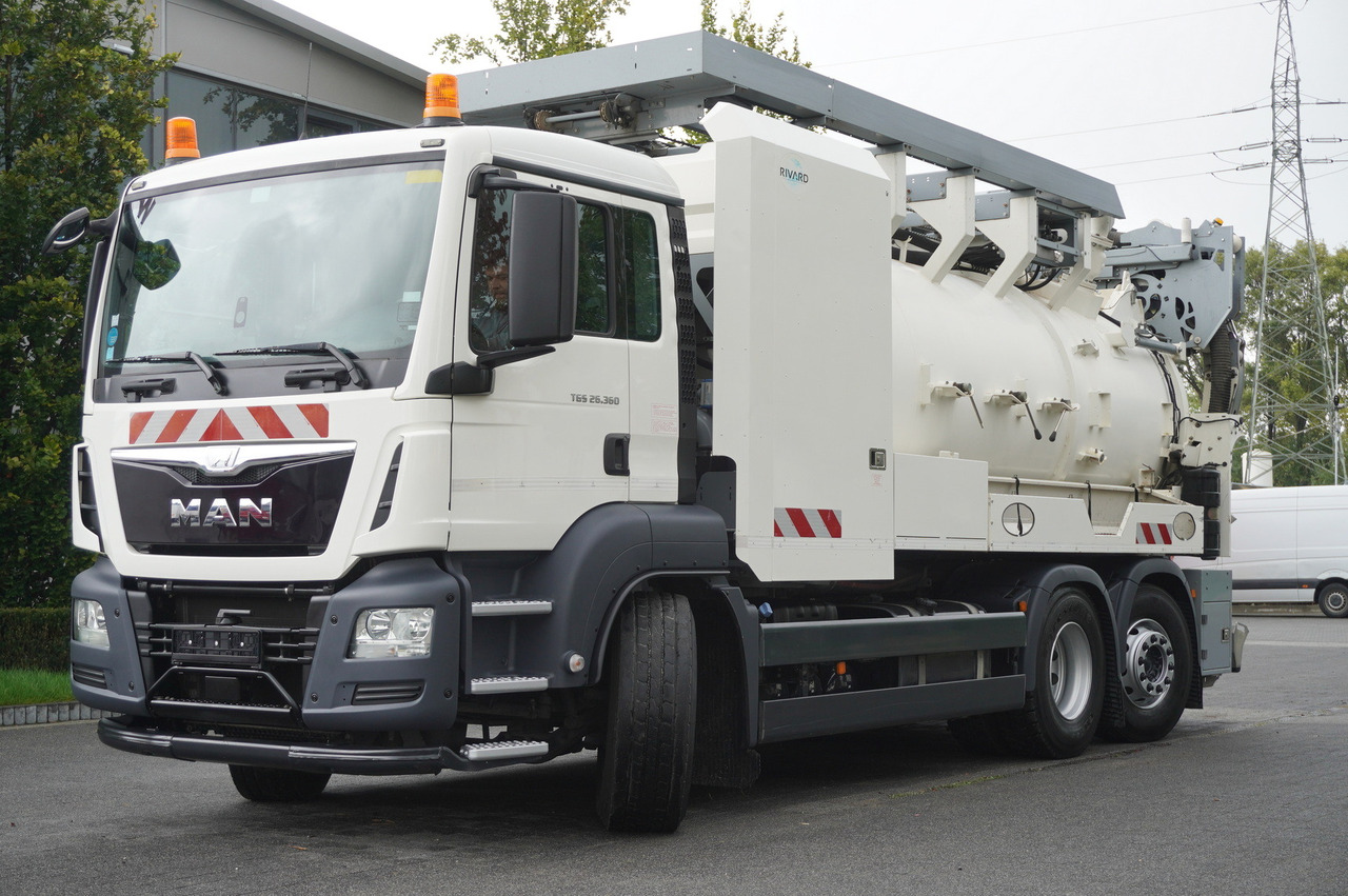 MAN TGS 26.360 E6 / RIVARD sewage cleaner 18 m3 / 90 tho. km / steering axle / 2 units - Slamsugemaskine: billede 2 MAN TGS 26.360 E6 / RIVARD sewage cleaner 18 m3 / 90 tho. km / steering axle / 2 units - Slamsugemaskine: billede 2