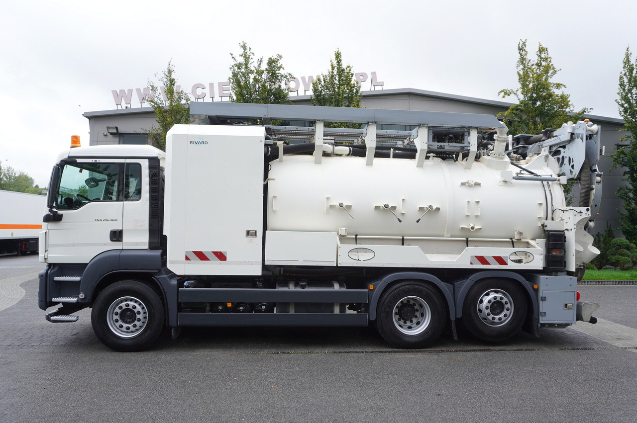 MAN TGS 26.360 E6 / RIVARD sewage cleaner 18 m3 / 90 tho. km / steering axle / 2 units - Slamsugemaskine: billede 3 MAN TGS 26.360 E6 / RIVARD sewage cleaner 18 m3 / 90 tho. km / steering axle / 2 units - Slamsugemaskine: billede 3