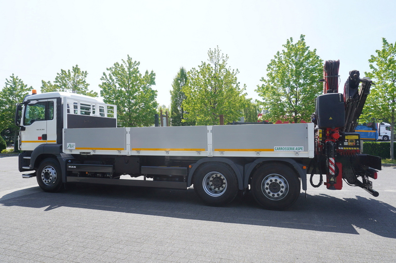 Lastbil med lad, Lastbil med kran MAN TGS 26.360 Flatbed / Fassi F175 7.7 T / steered 3rd axle: billede 7 Lastbil med lad, Lastbil med kran MAN TGS 26.360 Flatbed / Fassi F175 7.7 T / steered 3rd axle: billede 7