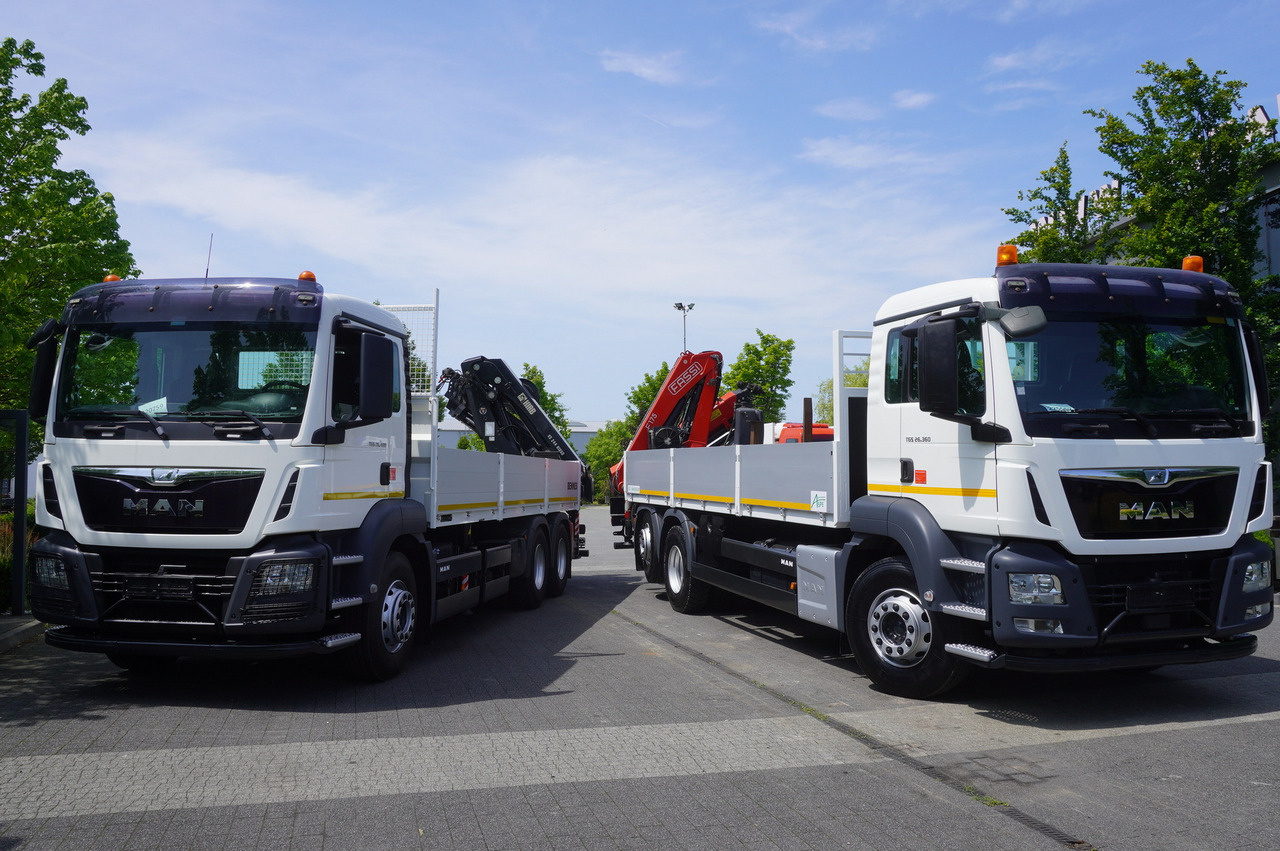Lastbil med lad, Lastbil med kran MAN TGS 26.360 Flatbed / Fassi F175 7.7 T / steered 3rd axle: billede 30 Lastbil med lad, Lastbil med kran MAN TGS 26.360 Flatbed / Fassi F175 7.7 T / steered 3rd axle: billede 30