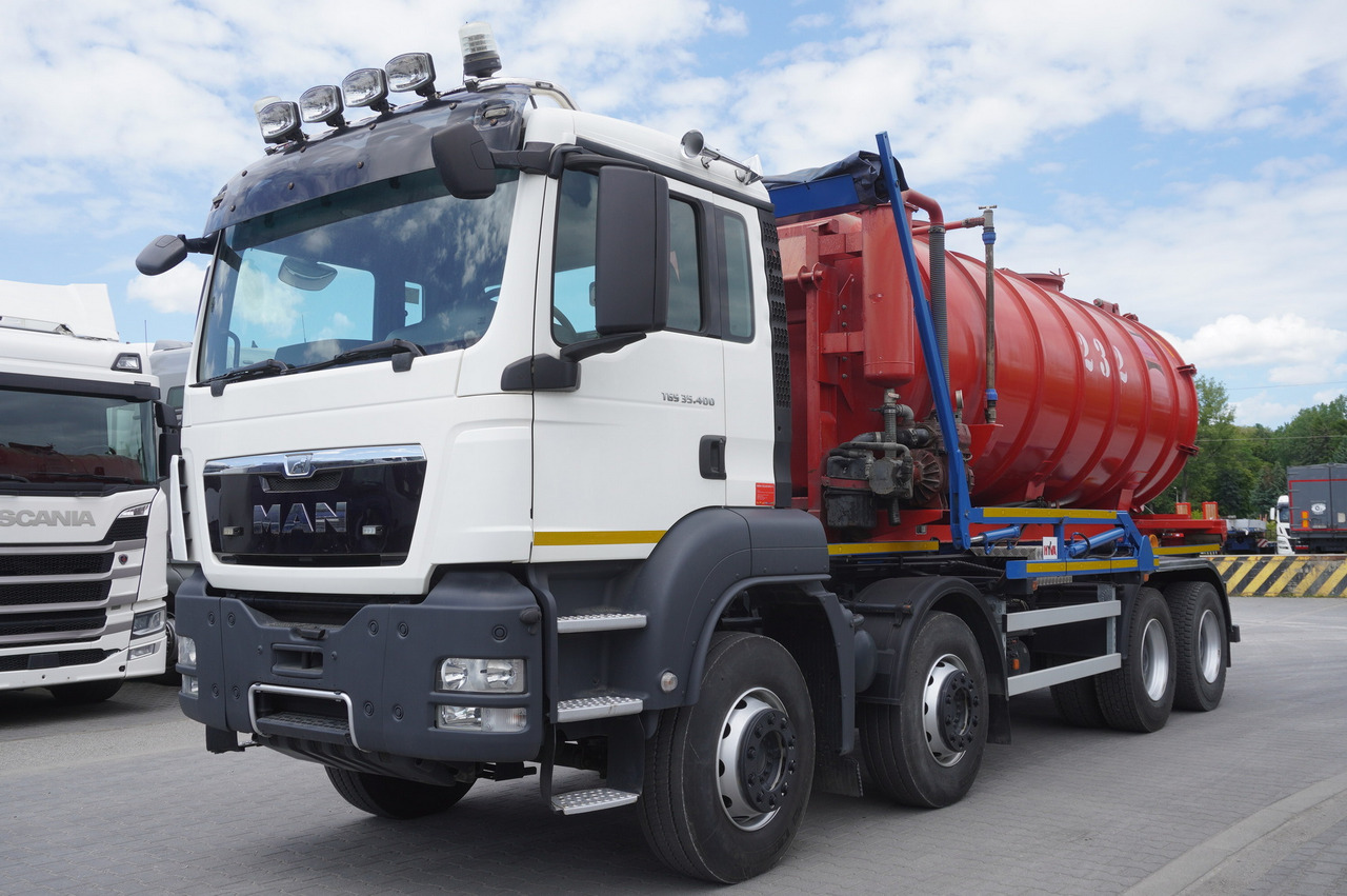 MAN TGS 35.400 8 × 4 E5 / HYVA HOOK LIFT 32.56 SE / Septic barrel 13000 L - Gyllevogn: billede 2 MAN TGS 35.400 8 × 4 E5 / HYVA HOOK LIFT 32.56 SE / Septic barrel 13000 L - Gyllevogn: billede 2