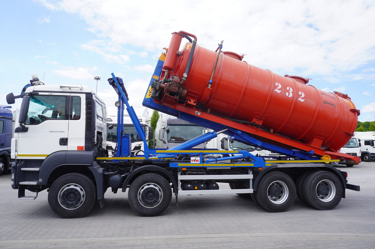 MAN TGS 35.400 8 × 4 E5 / HYVA HOOK LIFT 32.56 SE / Septic barrel 13000 L - Gyllevogn: billede 3 MAN TGS 35.400 8 × 4 E5 / HYVA HOOK LIFT 32.56 SE / Septic barrel 13000 L - Gyllevogn: billede 3