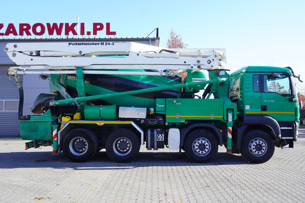 MAN TGS 35.480 8x4 Concrete Mixer Pump truck / Putzmeister M24-3 / 1600 MTH! - Betonpumpe: billede 5 MAN TGS 35.480 8x4 Concrete Mixer Pump truck / Putzmeister M24-3 / 1600 MTH! - Betonpumpe: billede 5