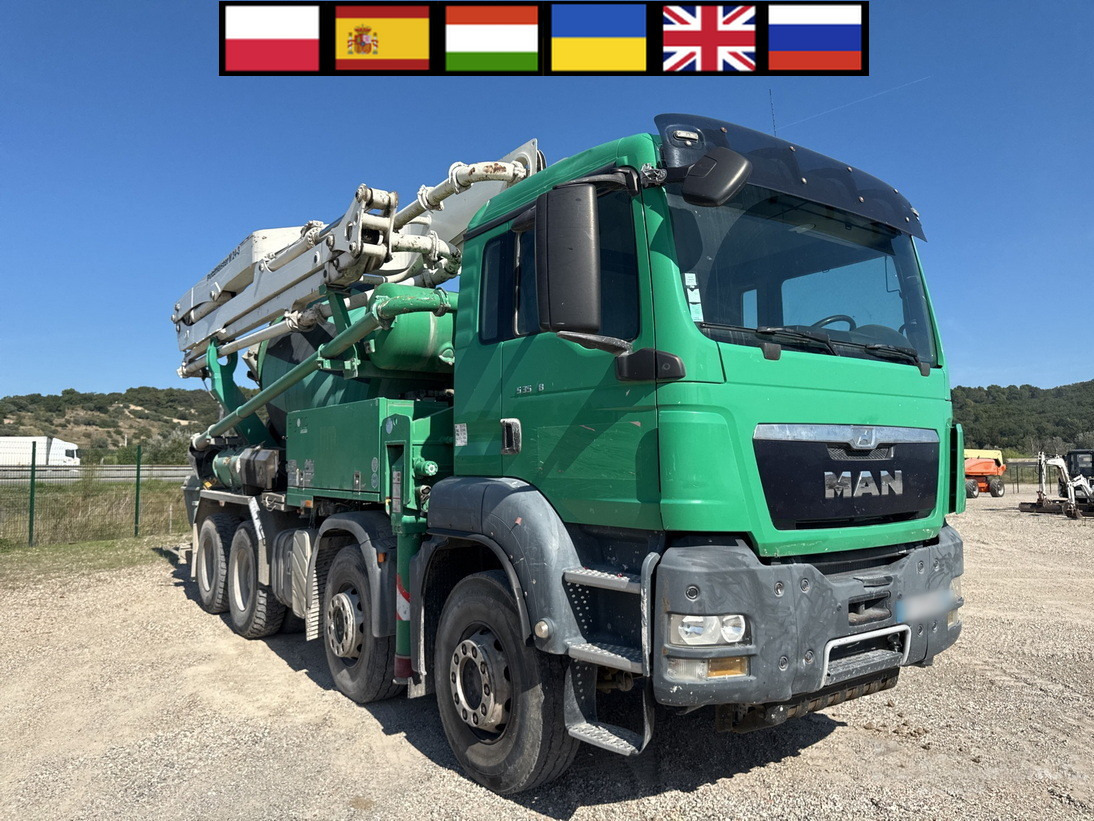 MAN TGS 35.480 8x4 Concrete Mixer Pump truck / Putzmeister M24-3 / 1600 MTH! - Betonbil: billede 1 MAN TGS 35.480 8x4 Concrete Mixer Pump truck / Putzmeister M24-3 / 1600 MTH! - Betonbil: billede 1
