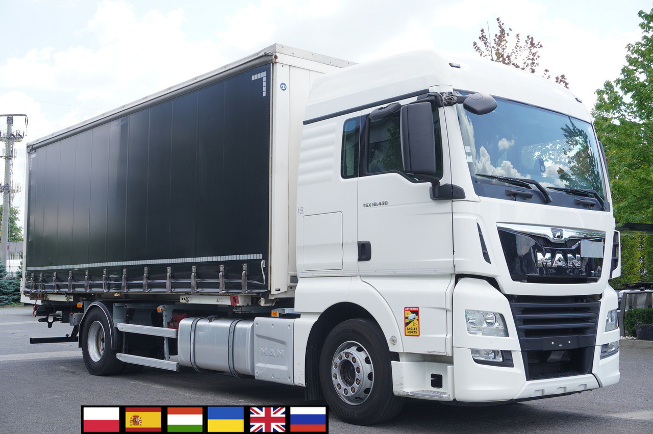 MAN TGX 18.430 / Curtainsider 18 EPAL / sleeping cab / 2021 - Lastbil med presenning: billede 1 MAN TGX 18.430 / Curtainsider 18 EPAL / sleeping cab / 2021 - Lastbil med presenning: billede 1