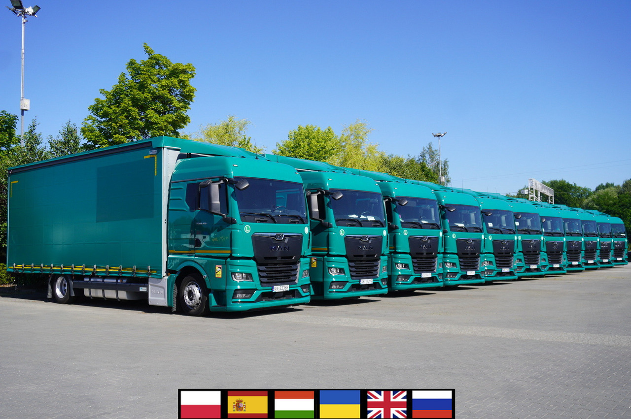 MAN TGX 18.470 / 2022 / Curtainsider 19 EPAL / Retarder / 15 units - Lastbil med presenning: billede 1 MAN TGX 18.470 / 2022 / Curtainsider 19 EPAL / Retarder / 15 units - Lastbil med presenning: billede 1