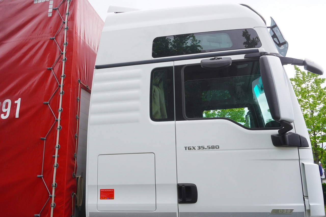 Lastbil med presenning MAN TGX 35.580 E6 8x4 /4 / 23 EPAL tarp superstructure / 4th axle steered: billede 14