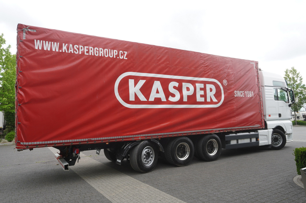 MAN TGX 35.580 E6 8x4 /4 / 23 EPAL tarp superstructure / 4th axle steered - Lastbil med presenning: billede 5 MAN TGX 35.580 E6 8x4 /4 / 23 EPAL tarp superstructure / 4th axle steered - Lastbil med presenning: billede 5