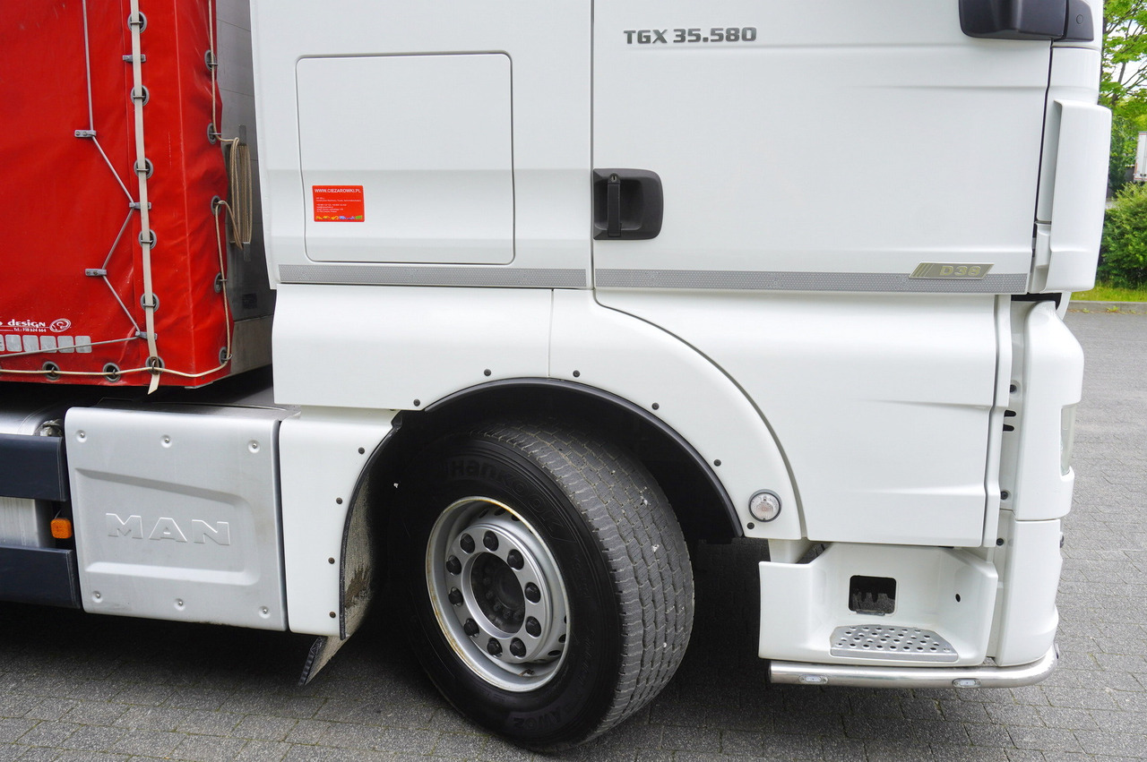 Lastbil med presenning MAN TGX 35.580 E6 8x4 /4 / 23 EPAL tarp superstructure / 4th axle steered: billede 13