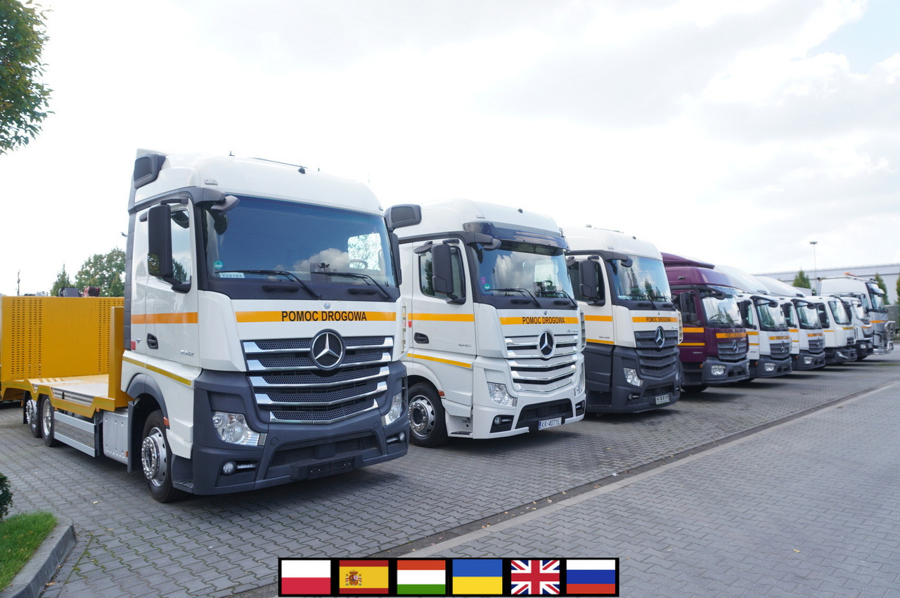 MERCEDES-BENZ Actros 1845 / NEW TOW TRUCK PLATFORM/ Sleeper cab / several units - Biltransportør lastbil: billede 1 MERCEDES-BENZ Actros 1845 / NEW TOW TRUCK PLATFORM/ Sleeper cab / several units - Biltransportør lastbil: billede 1