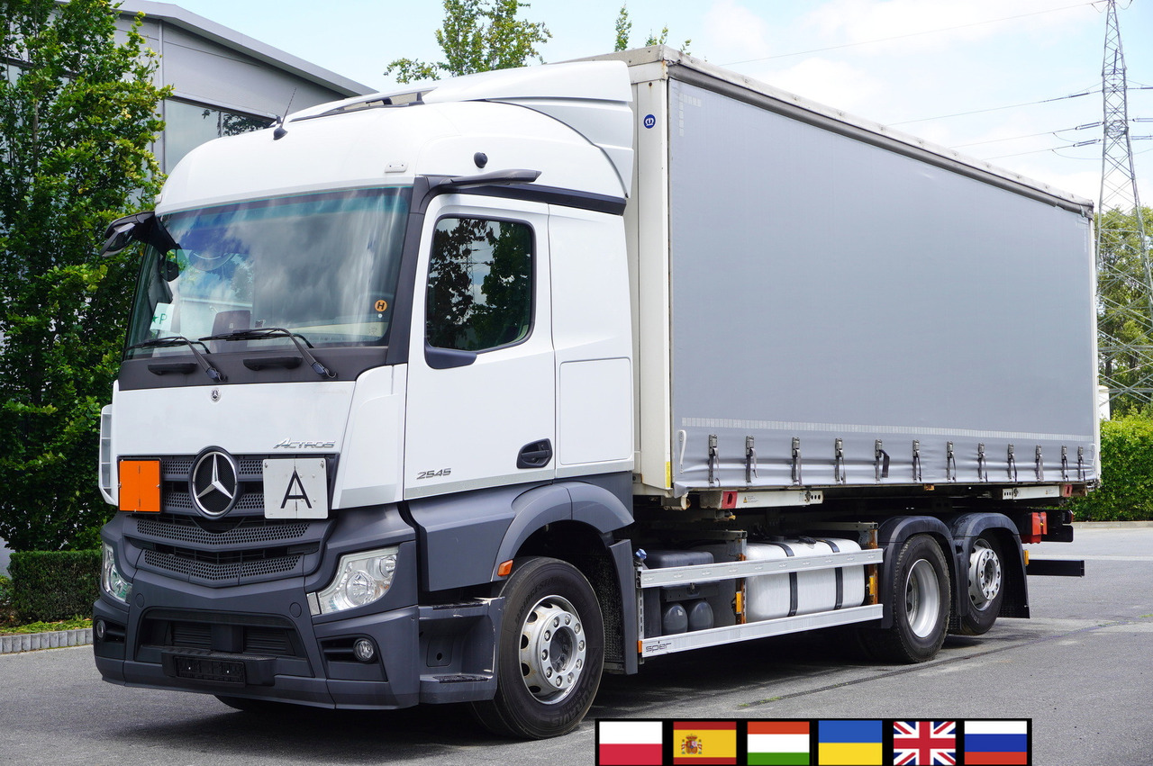 MERCEDES-BENZ Actros 2545 6×2 MP5 / ADR AT / Curtainsider 18 EPAL - Lastbil med presenning: billede 1 MERCEDES-BENZ Actros 2545 6×2 MP5 / ADR AT / Curtainsider 18 EPAL - Lastbil med presenning: billede 1