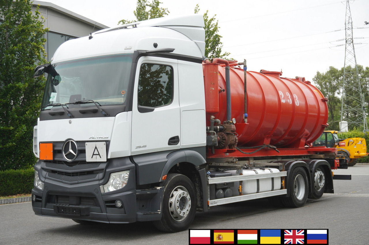MERCEDES-BENZ Actros 2545 6 × 2 MP5 / NEW septic barrel 13000 L - Tankbil: billede 1 MERCEDES-BENZ Actros 2545 6 × 2 MP5 / NEW septic barrel 13000 L - Tankbil: billede 1