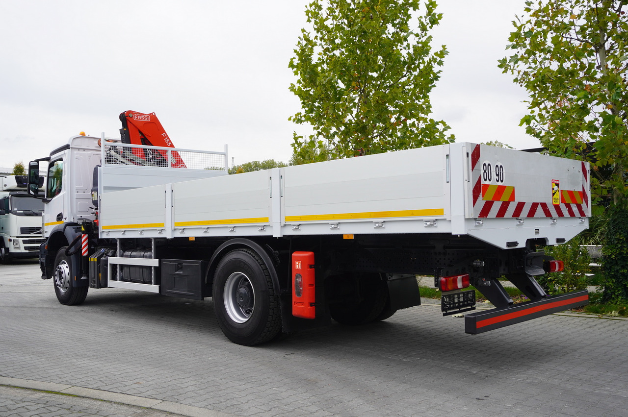 MERCEDES-BENZ Arocs 1830 / Flatbed 16 EPAL / HDS Fassi 155 / Reach 8 m / Load capacity 6160 kg - Lastbil med lad, Lastbil med kran: billede 5 MERCEDES-BENZ Arocs 1830 / Flatbed 16 EPAL / HDS Fassi 155 / Reach 8 m / Load capacity 6160 kg - Lastbil med lad, Lastbil med kran: billede 5