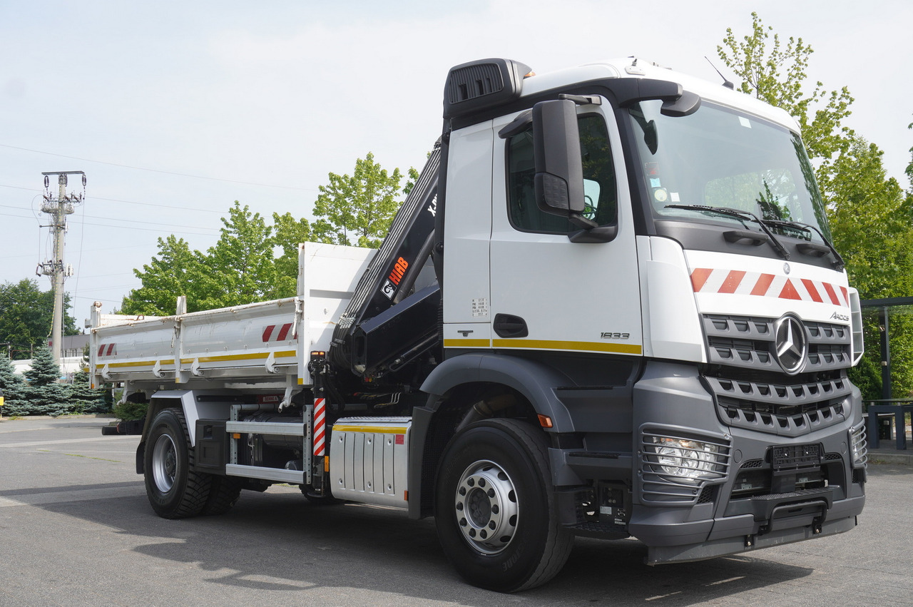 Lastbil med kran, Lastbil med kran MERCEDES-BENZ Arocs 1833 / 87,000 km!!! / Hds HIAB X-DUO 128 B-2 / three-sided tipper: billede 7 Lastbil med kran, Lastbil med kran MERCEDES-BENZ Arocs 1833 / 87,000 km!!! / Hds HIAB X-DUO 128 B-2 / three-sided tipper: billede 7