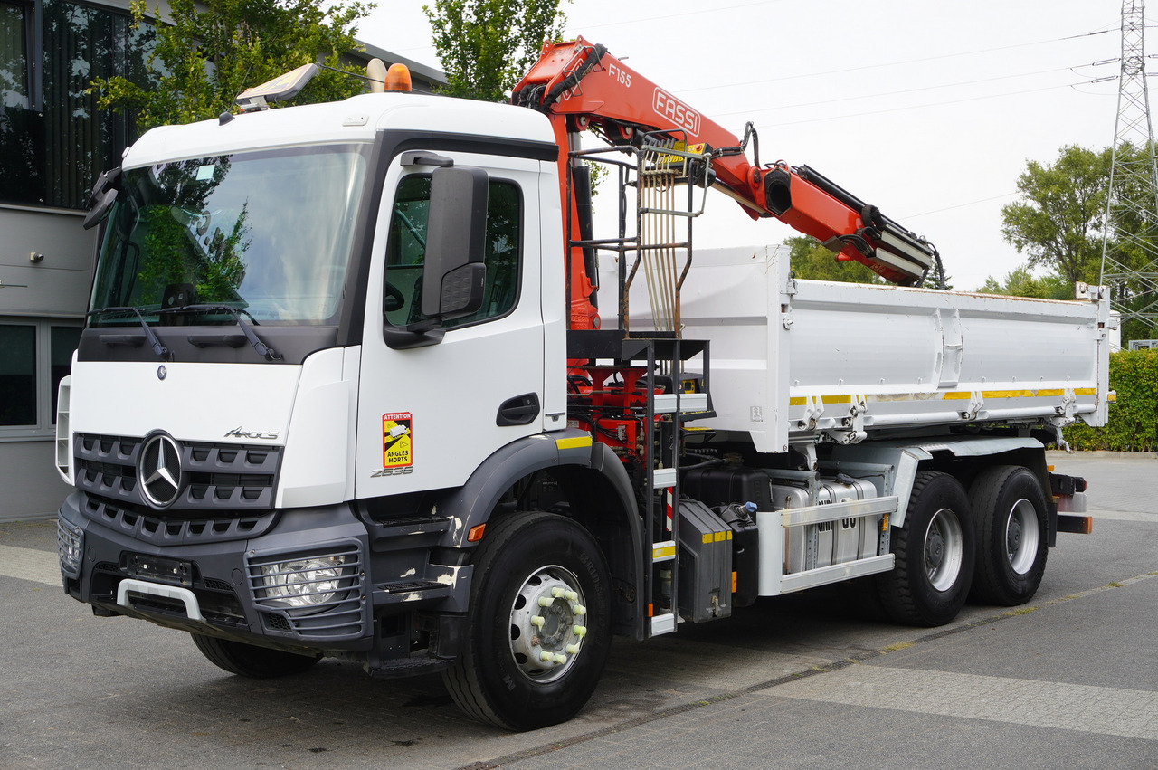 MERCEDES-BENZ Arocs 2636 / 6x4 / HDS Fassi / 3-Way Tipper / Bortmatic - Tipvogn lastbil, Lastbil med kran: billede 4 MERCEDES-BENZ Arocs 2636 / 6x4 / HDS Fassi / 3-Way Tipper / Bortmatic - Tipvogn lastbil, Lastbil med kran: billede 4