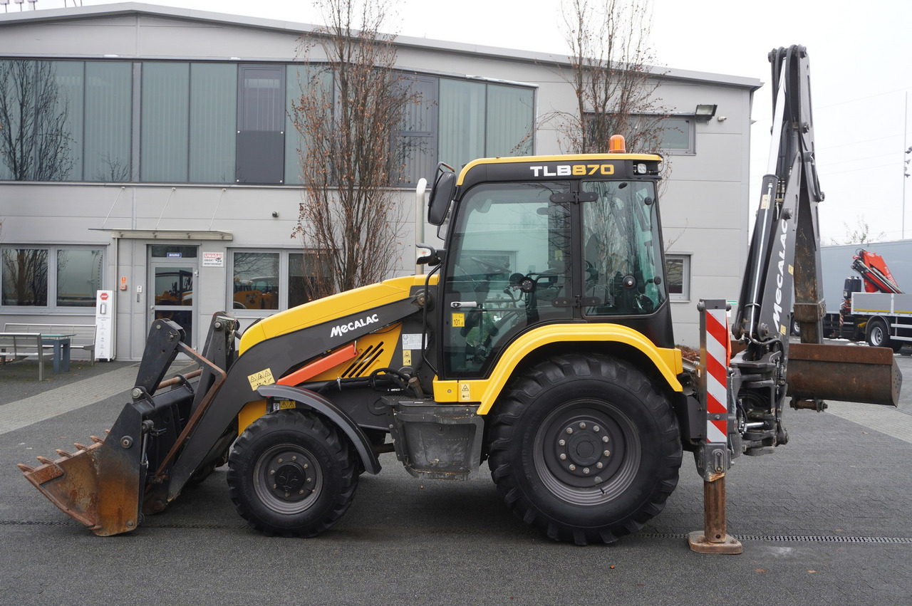 Mecalac TLB870 backhoe loader / 1990 MTH! / joysticks - Gravelæssemaskine: billede 3 Mecalac TLB870 backhoe loader / 1990 MTH! / joysticks - Gravelæssemaskine: billede 3