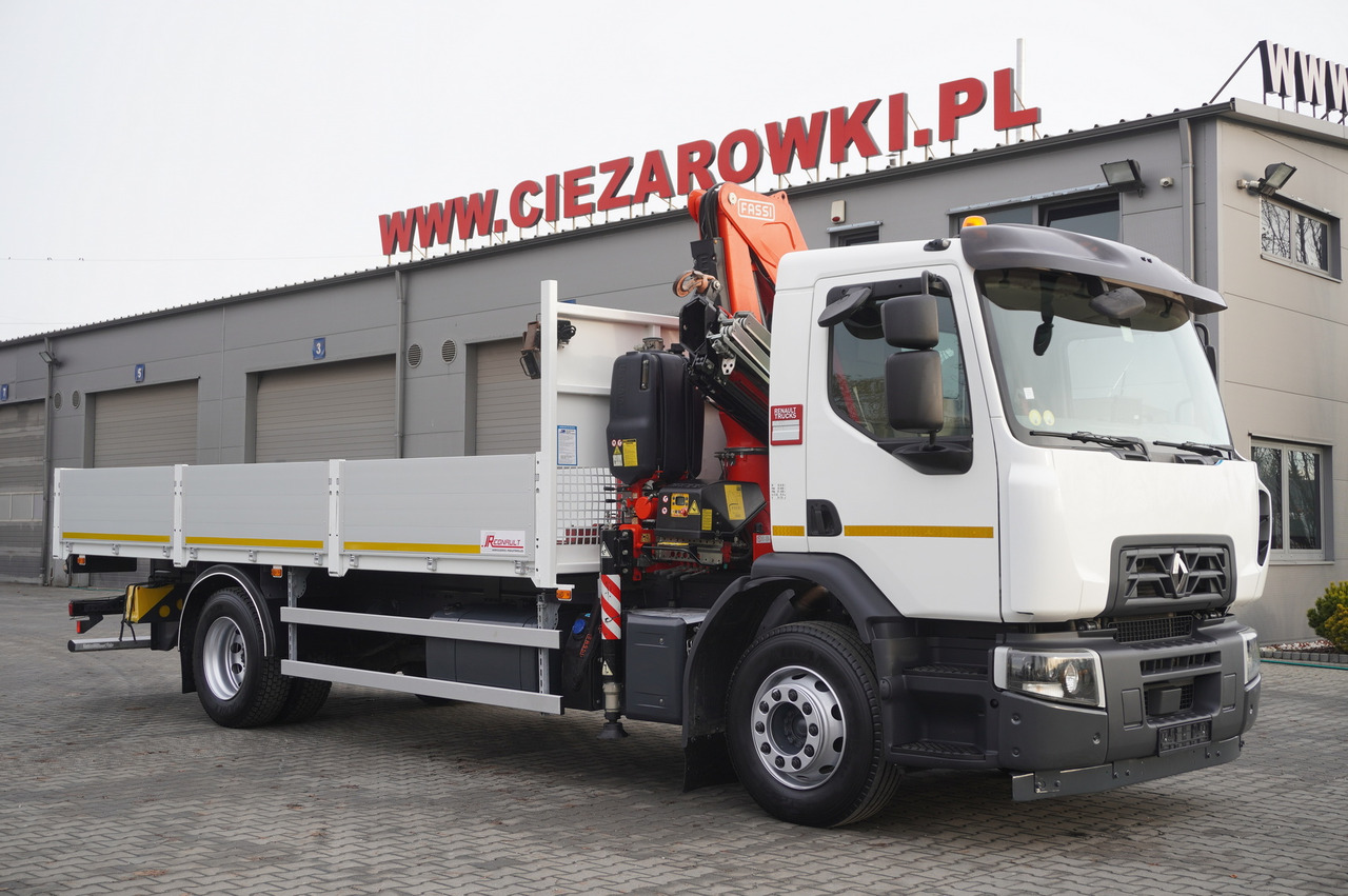 RENAULT C280 DTI 8 / FASSI crane 5.6 T / range 8 m / Flatbed 15 EPAL - Lastbil med kran: billede 2 RENAULT C280 DTI 8 / FASSI crane 5.6 T / range 8 m / Flatbed 15 EPAL - Lastbil med kran: billede 2