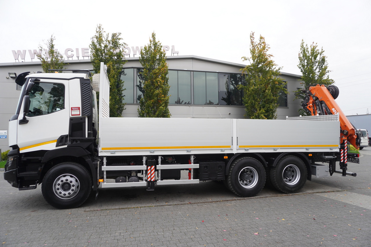 RENAULT C380 Comfort 6x4 / Atlas 172.3E crane / Range 12.3 m / capacity 6.1 t / Flatbed 17 EPAL - Lastbil med lad, Lastbil med kran: billede 4 RENAULT C380 Comfort 6x4 / Atlas 172.3E crane / Range 12.3 m / capacity 6.1 t / Flatbed 17 EPAL - Lastbil med lad, Lastbil med kran: billede 4