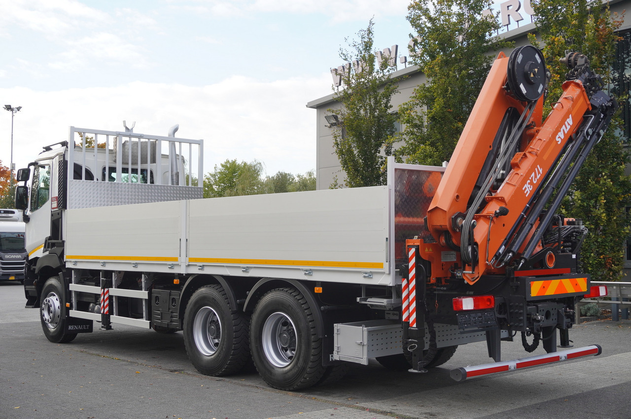 RENAULT C380 Comfort 6x4 / Atlas 172.3E crane / Range 12.3 m / capacity 6.1 t / Flatbed 17 EPAL - Lastbil med kran: billede 5 RENAULT C380 Comfort 6x4 / Atlas 172.3E crane / Range 12.3 m / capacity 6.1 t / Flatbed 17 EPAL - Lastbil med kran: billede 5