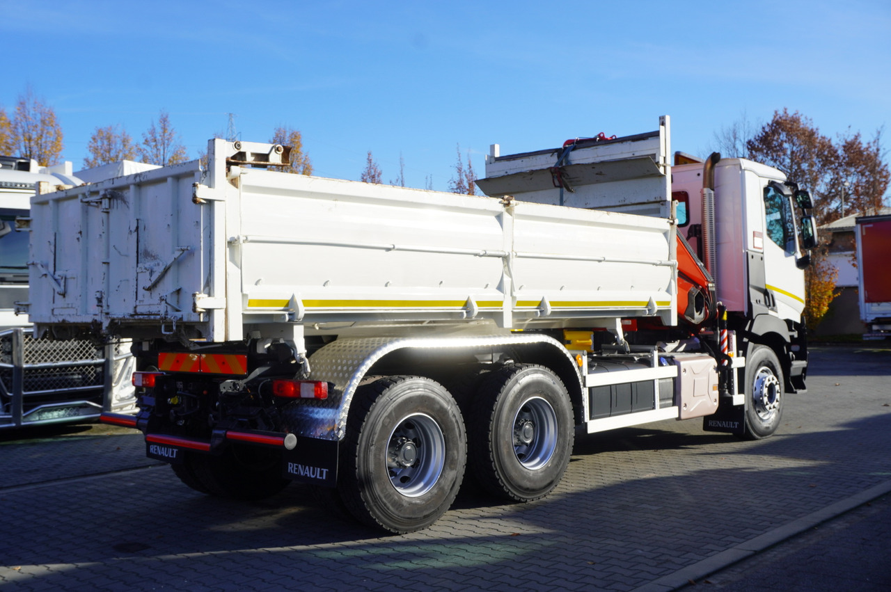 RENAULT C380 E6 6×4 / HDS Fassi F135 2700 MTH / Range 8 m / 5.6 t lifting capacity / 3-side tipper / Bortmatic - Lastbil med kran: billede 4 RENAULT C380 E6 6×4 / HDS Fassi F135 2700 MTH / Range 8 m / 5.6 t lifting capacity / 3-side tipper / Bortmatic - Lastbil med kran: billede 4