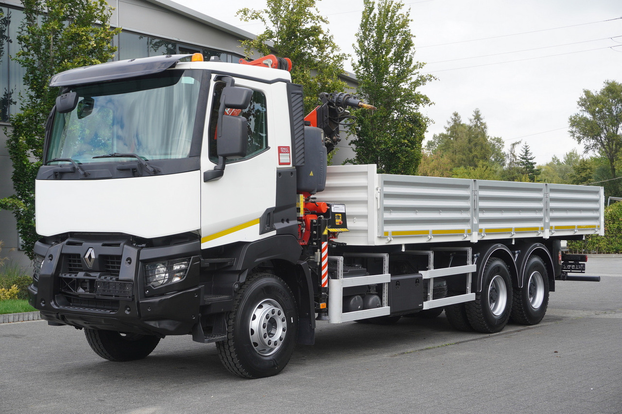 RENAULT K380 6×4 / FASSI F175 crane 7.85 t / 120 thousand km! / 2-sided tipper - Tipvogn lastbil, Lastbil med kran: billede 3 RENAULT K380 6×4 / FASSI F175 crane 7.85 t / 120 thousand km! / 2-sided tipper - Tipvogn lastbil, Lastbil med kran: billede 3