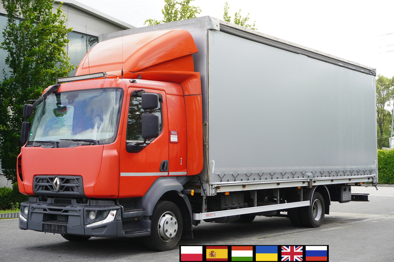 RENAULT Midlum 12.245 / dropside / sleeper / 18 pallets - Lastbil med presenning: billede 1 RENAULT Midlum 12.245 / dropside / sleeper / 18 pallets - Lastbil med presenning: billede 1