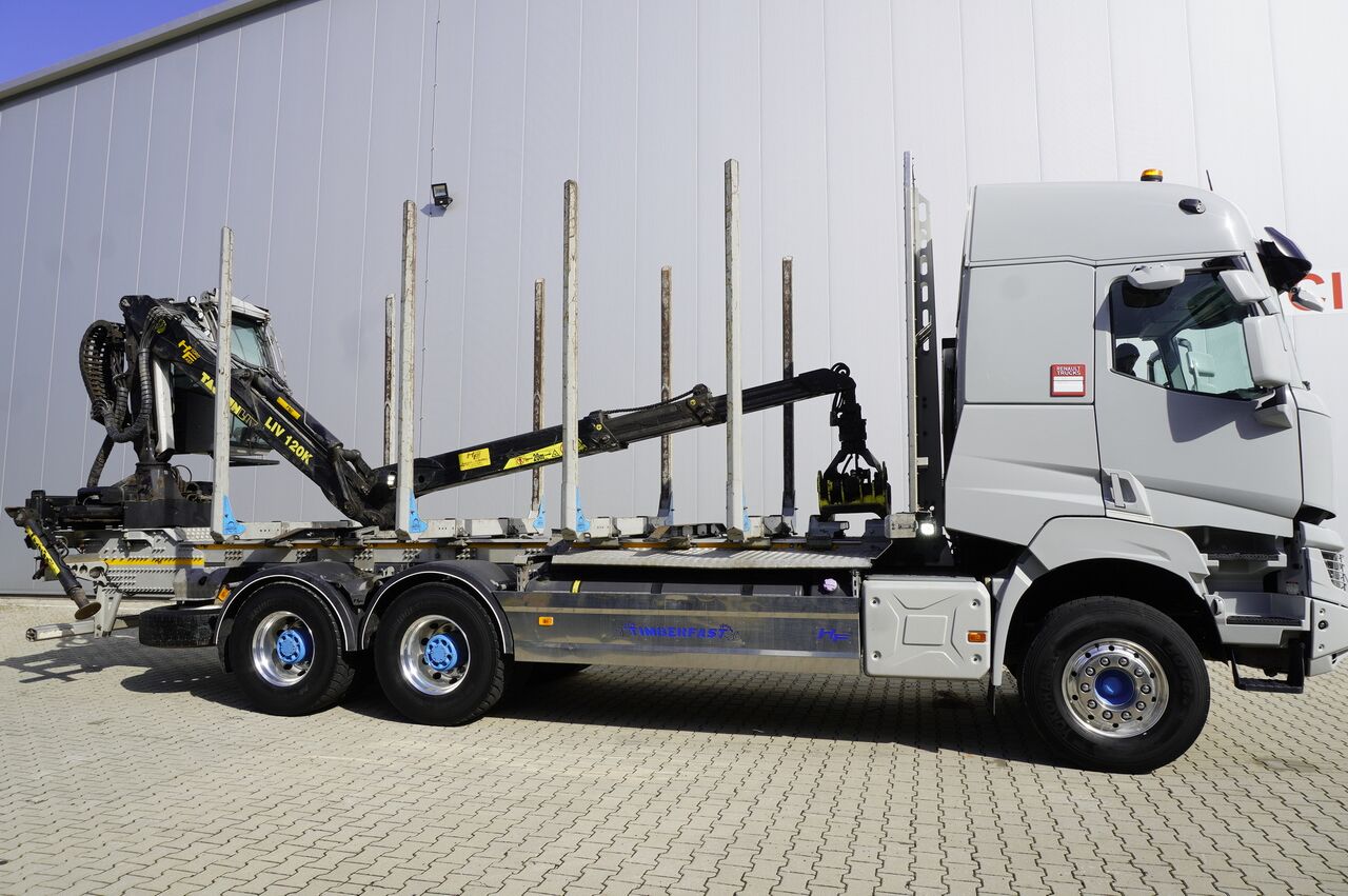 RENAULT VP K520 6x4 Medium / Tajfun LIV 120 K crane / 120 tho. km! / 2024 - Tømmerbil, Lastbil med kran: billede 4 RENAULT VP K520 6x4 Medium / Tajfun LIV 120 K crane / 120 tho. km! / 2024 - Tømmerbil, Lastbil med kran: billede 4