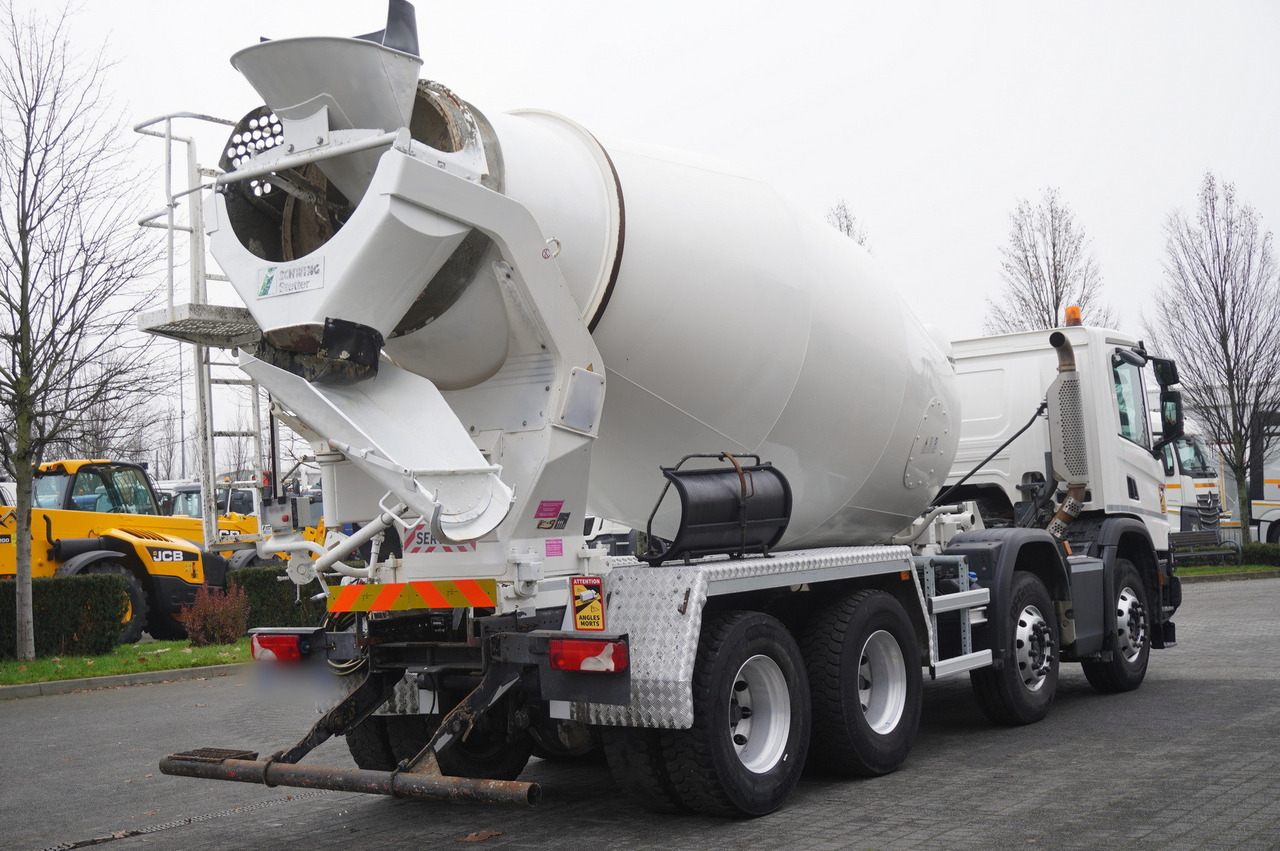 SCANIA P410 XT 8x4 / 80 tho. km!!! / SCHWING-STATTER AM 9 FHC 9 m3 concrete mixer - Betonbil: billede 3 SCANIA P410 XT 8x4 / 80 tho. km!!! / SCHWING-STATTER AM 9 FHC 9 m3 concrete mixer - Betonbil: billede 3